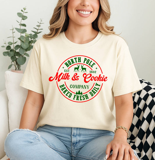 Milk & Cookie Company Christmas Shirt