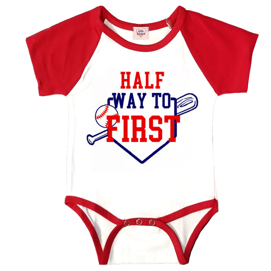 Halfway To First 6 Month Birthday Outfit