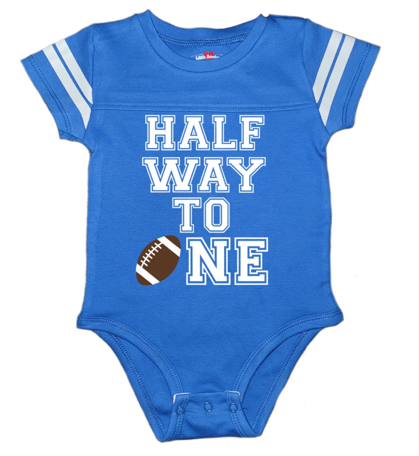 Halfway To One  6 Month Football Outfit