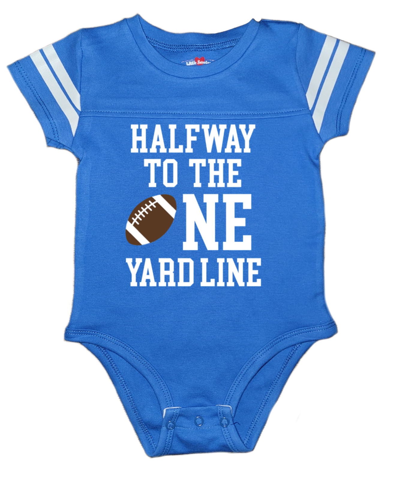 Halfway To The One Yard Line 6 Month Football Outfit