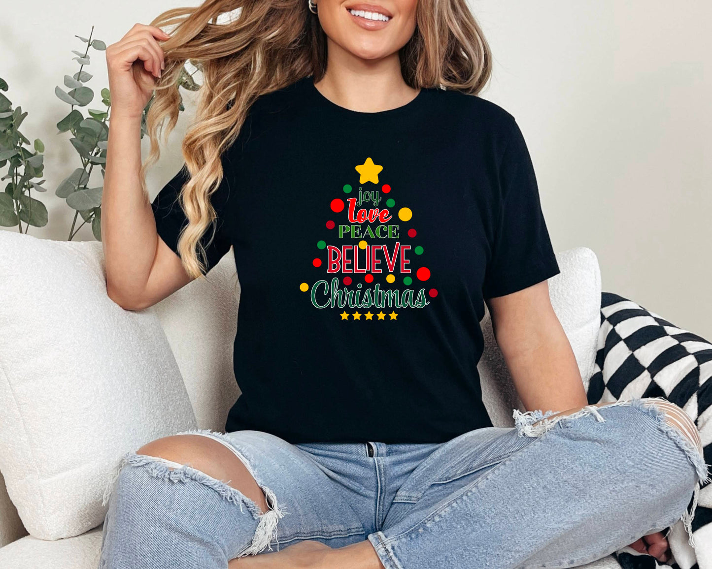 Inspirational Christmas Tree Shirt